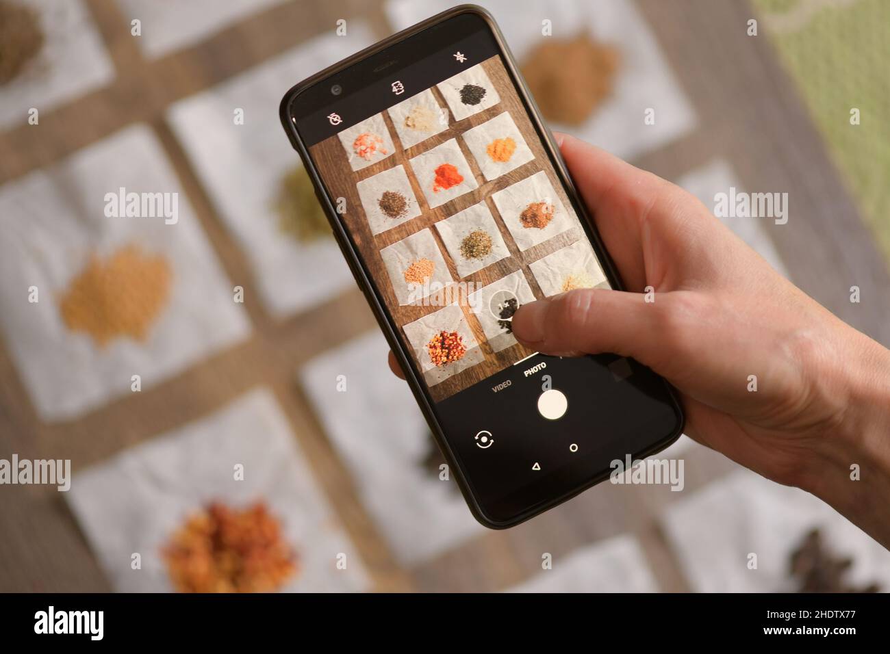 Gewürze, Fotografie, Food-Fotografie, Gewürz, Fotografien Stockfoto