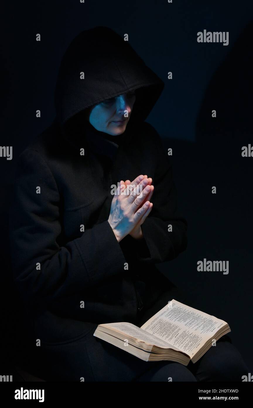 Beten, bibel, geistlich, beten, anbeten, bibeln, Religion, Spiritualität, Spirituals Stockfoto