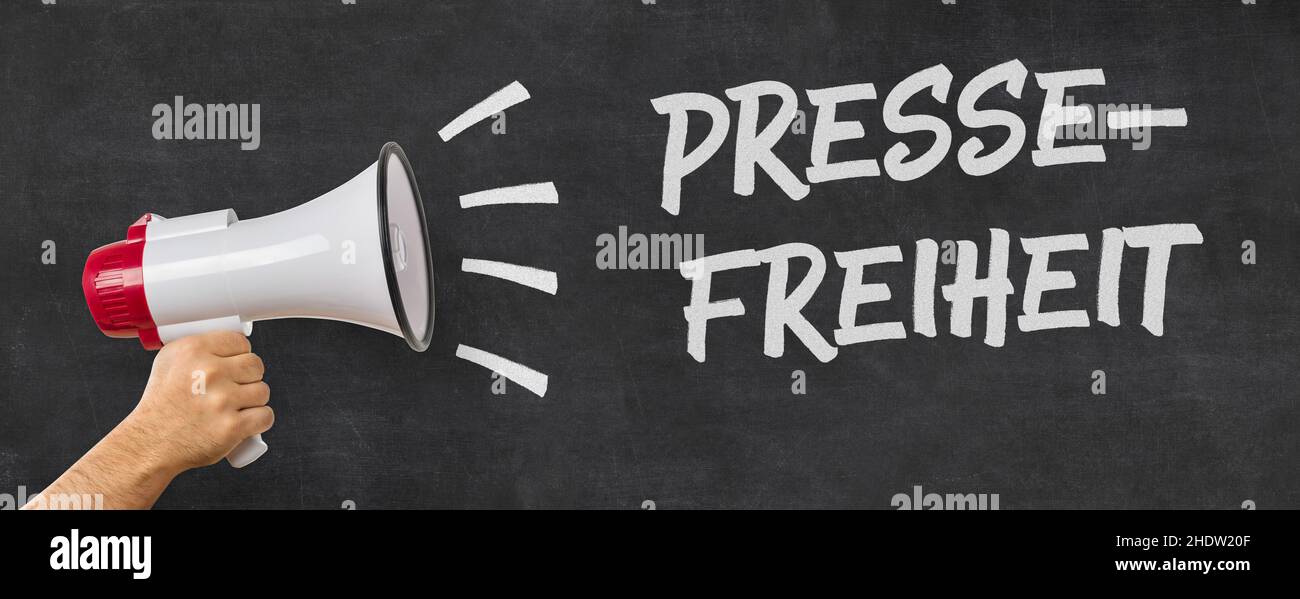 Presse, Unabhängigkeit, Pressefreiheit, Unabhängigkeit, Pressefreiheit Stockfoto