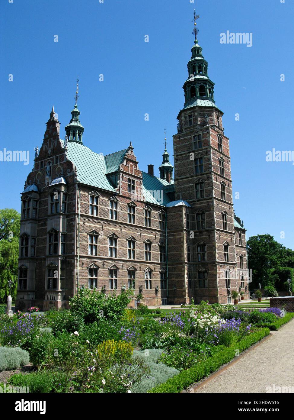 kopenhagen, Schloss rosenborg, Kopenhagens, Schlösser rosenborg Stockfoto