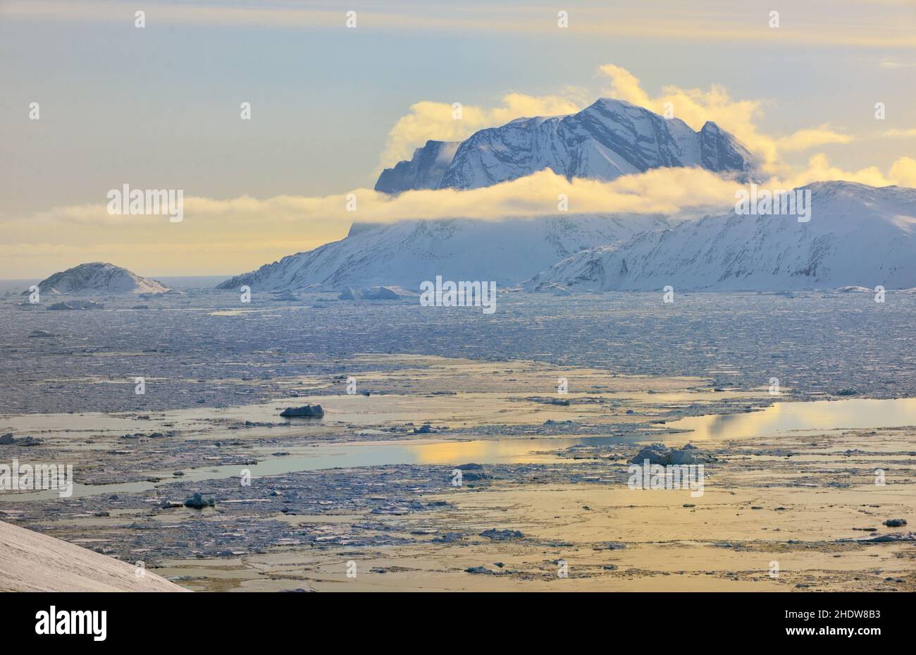 grönland, Fjord Sermilik, Grünland Stockfoto