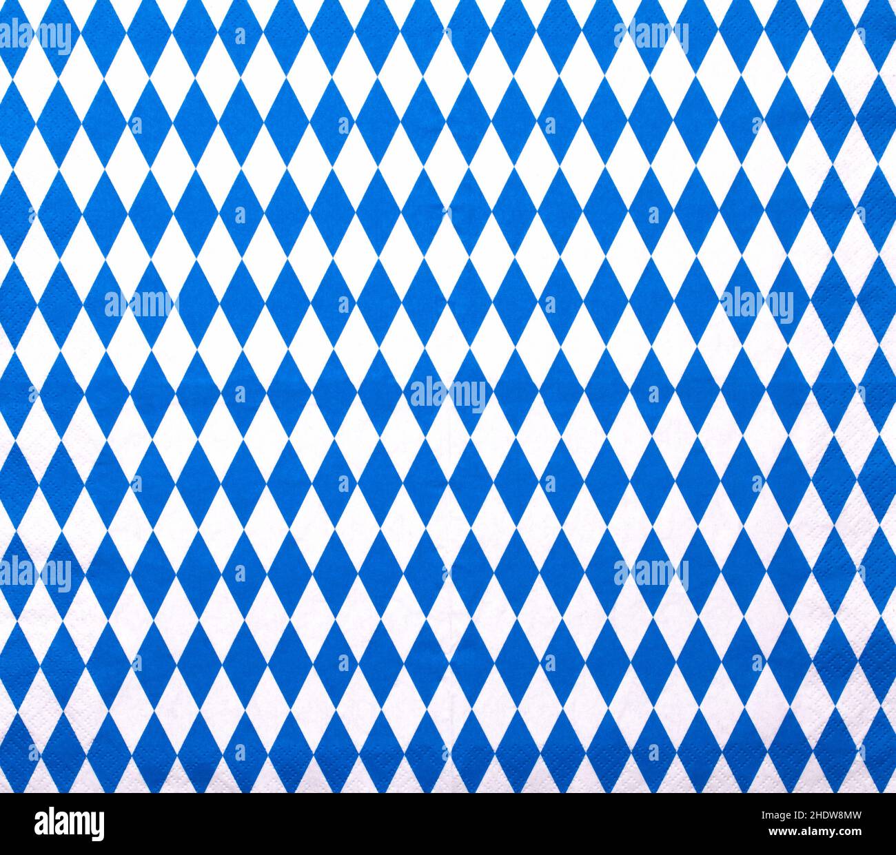 Blau und Weiß, bayrisch, Rhombus, Blau und Weiß, bayern Stockfoto