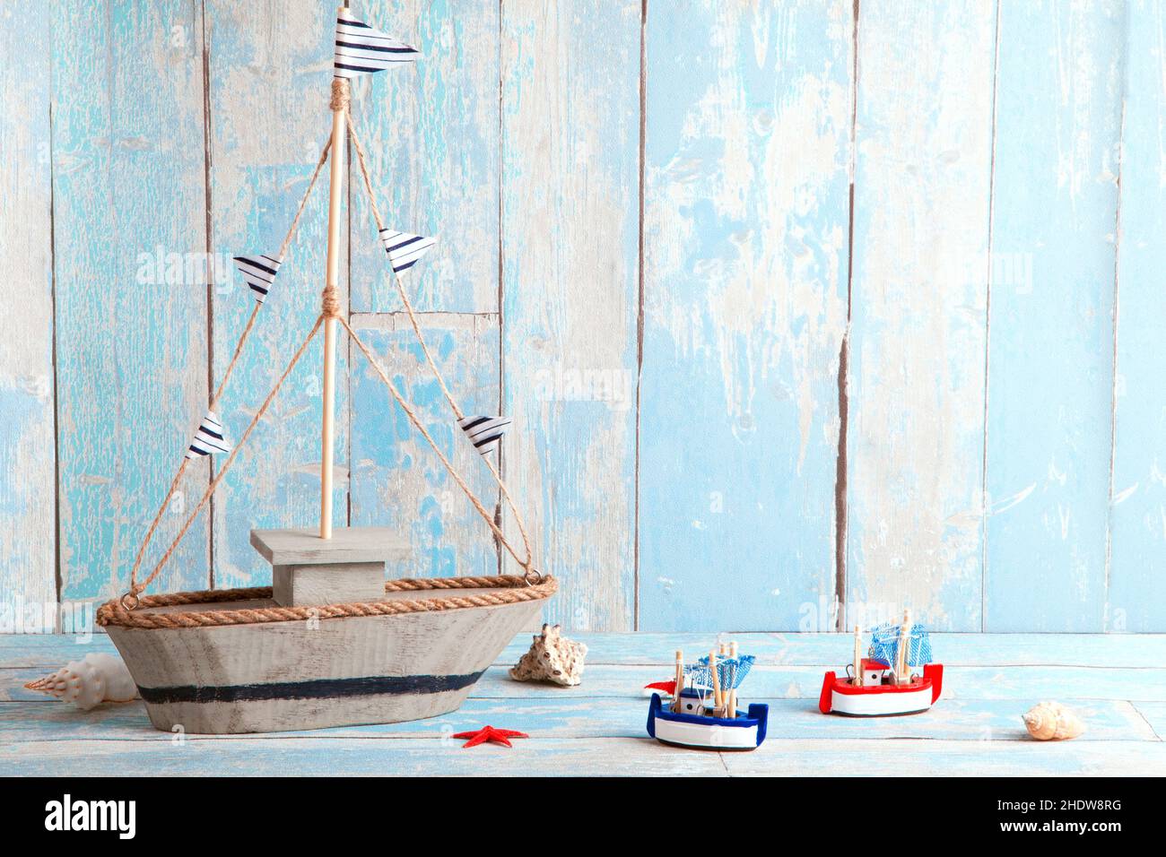 Boot, Spielzeug, Boote, Spielzeug Stockfoto