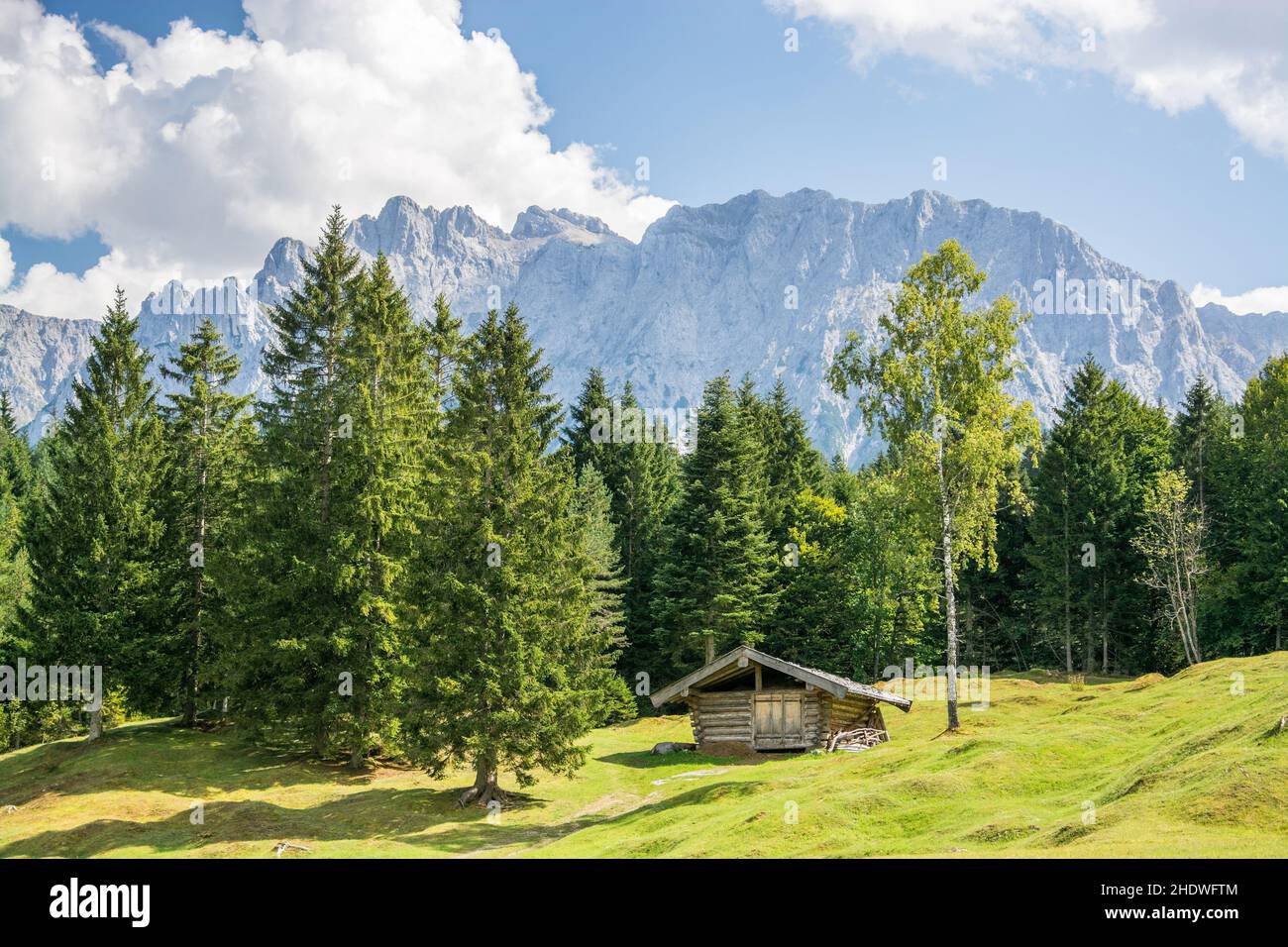 bayern, karwendelgebirge, bayern Stockfoto