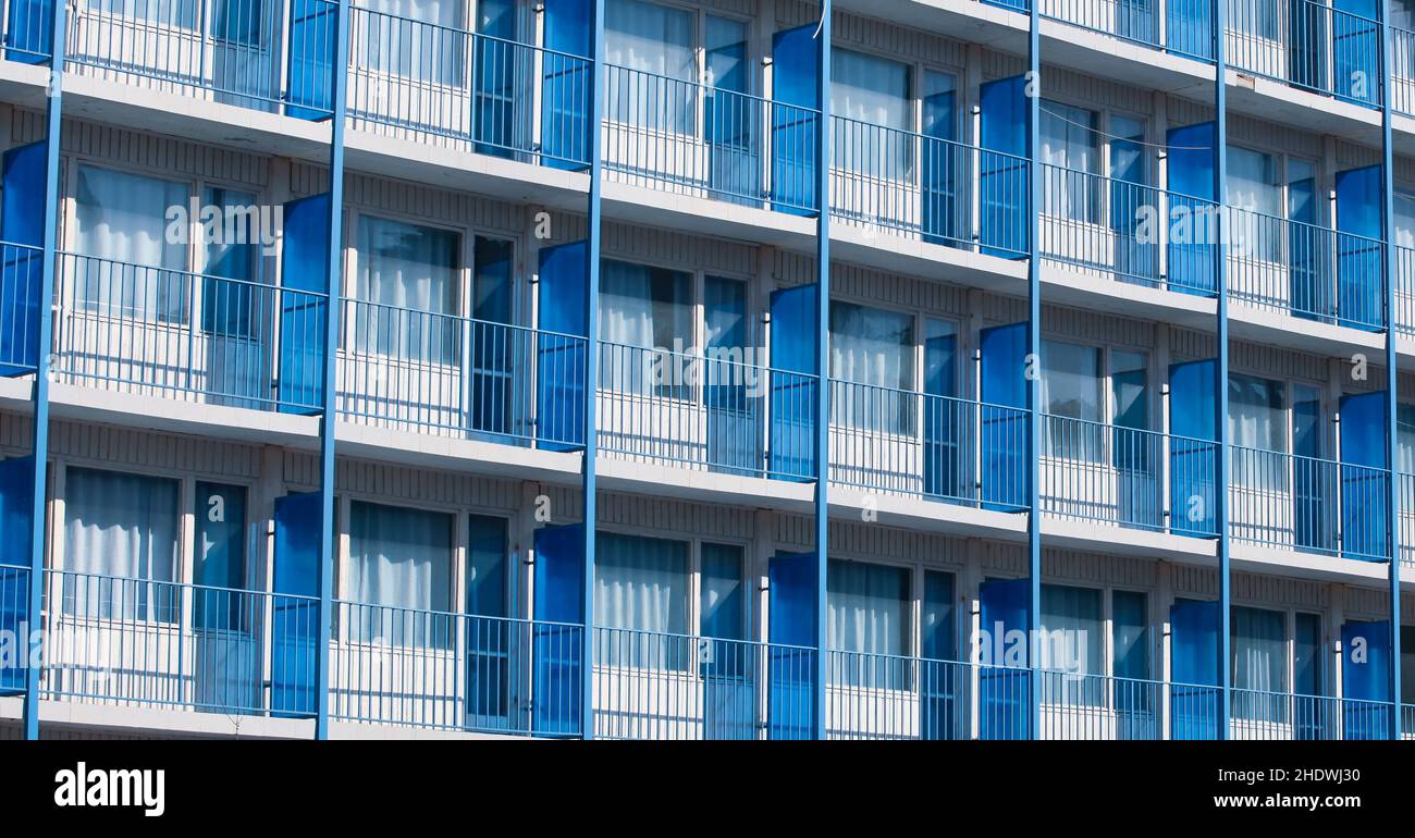 Haus, Mietshaus, Mietwohnung, Häuser, Mietshäuser Stockfoto