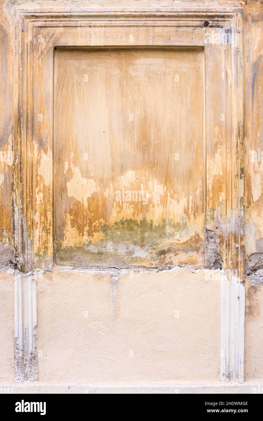 Verwittert, Rahmen, Steinwand, Weide, Rahmen, Steinmauern Stockfoto