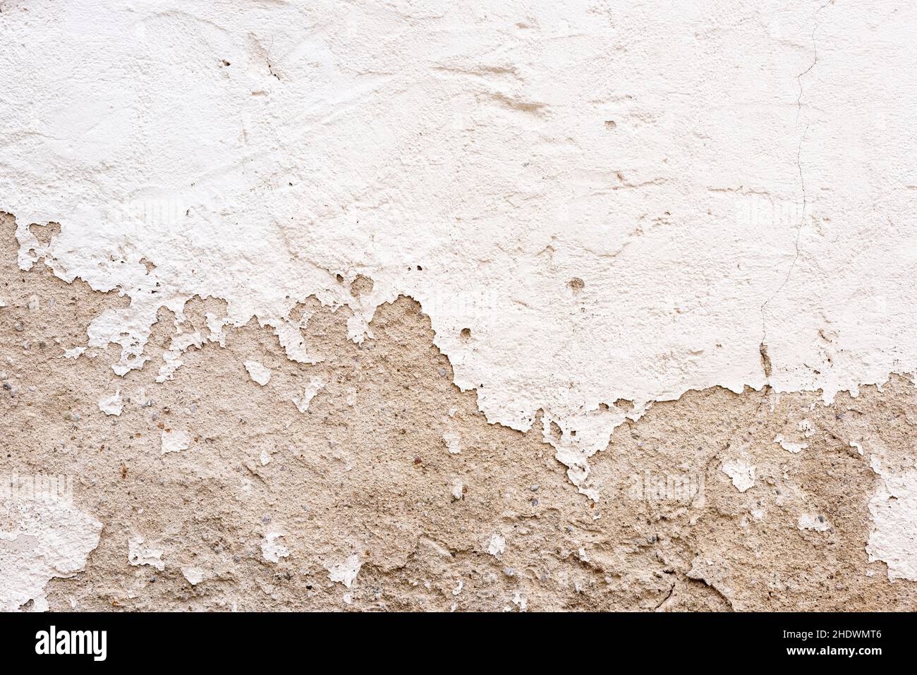 Putz, verwittert, Steinmauer, Putze, Weide, Steinmauern Stockfoto