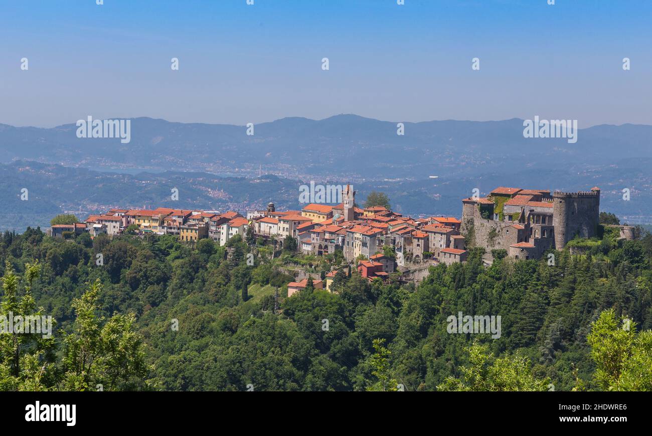 toskana, fosdinovo, Provinz massa-carrara, Tuskanien Stockfoto