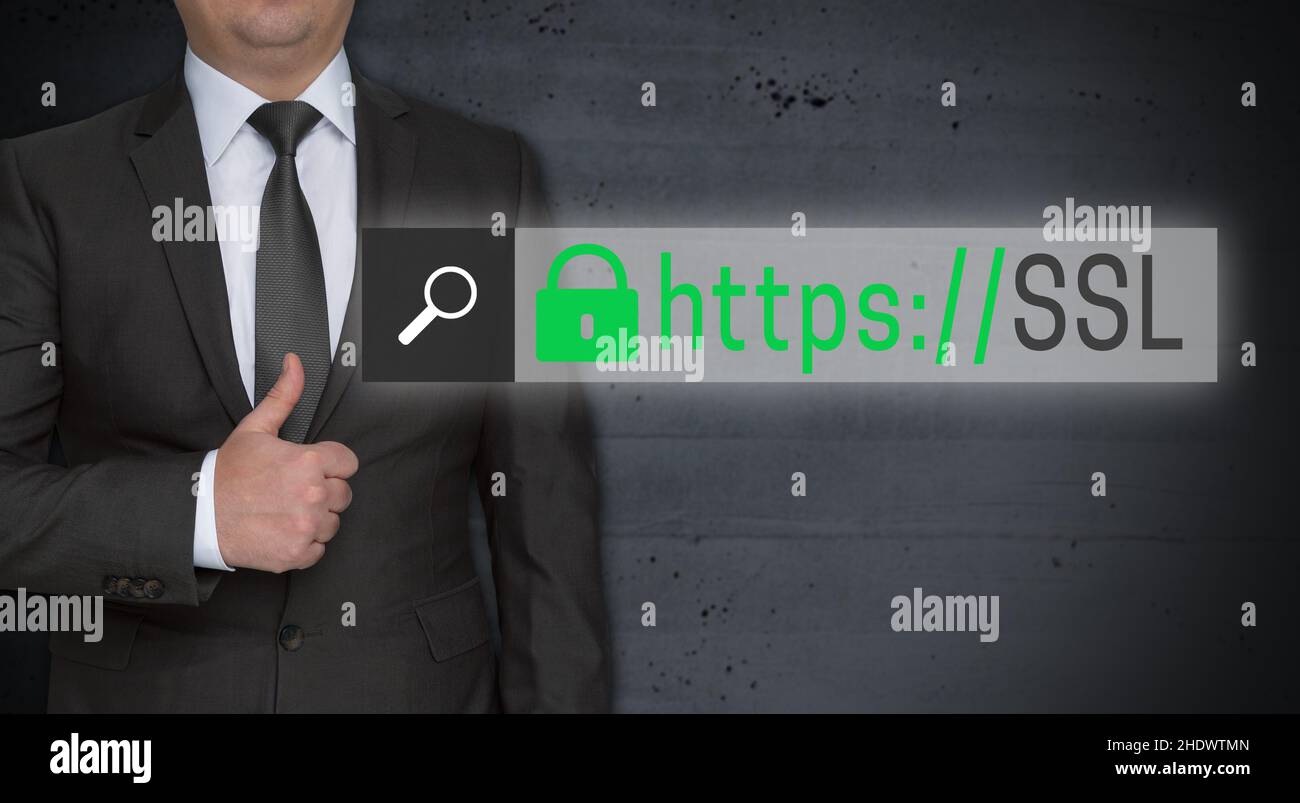 Datensicherheit, Daumen hoch, tls, ssl, Datensicherheit, Integrität, Netzwerksicherheit, Daumups Stockfoto