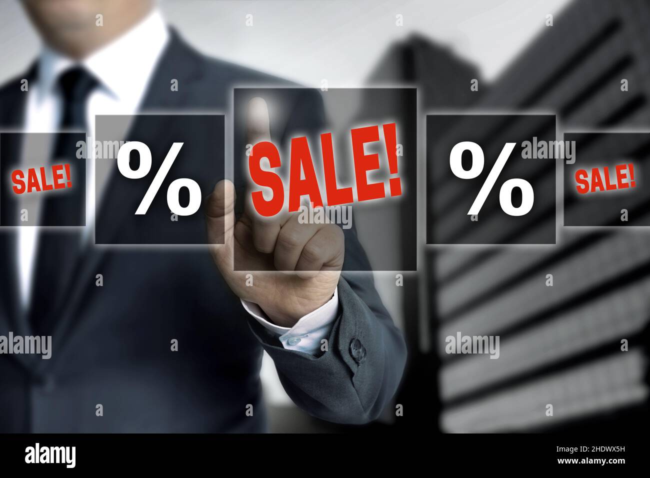 Prozent, Verkauf, Prozent, Umsatz Stockfoto