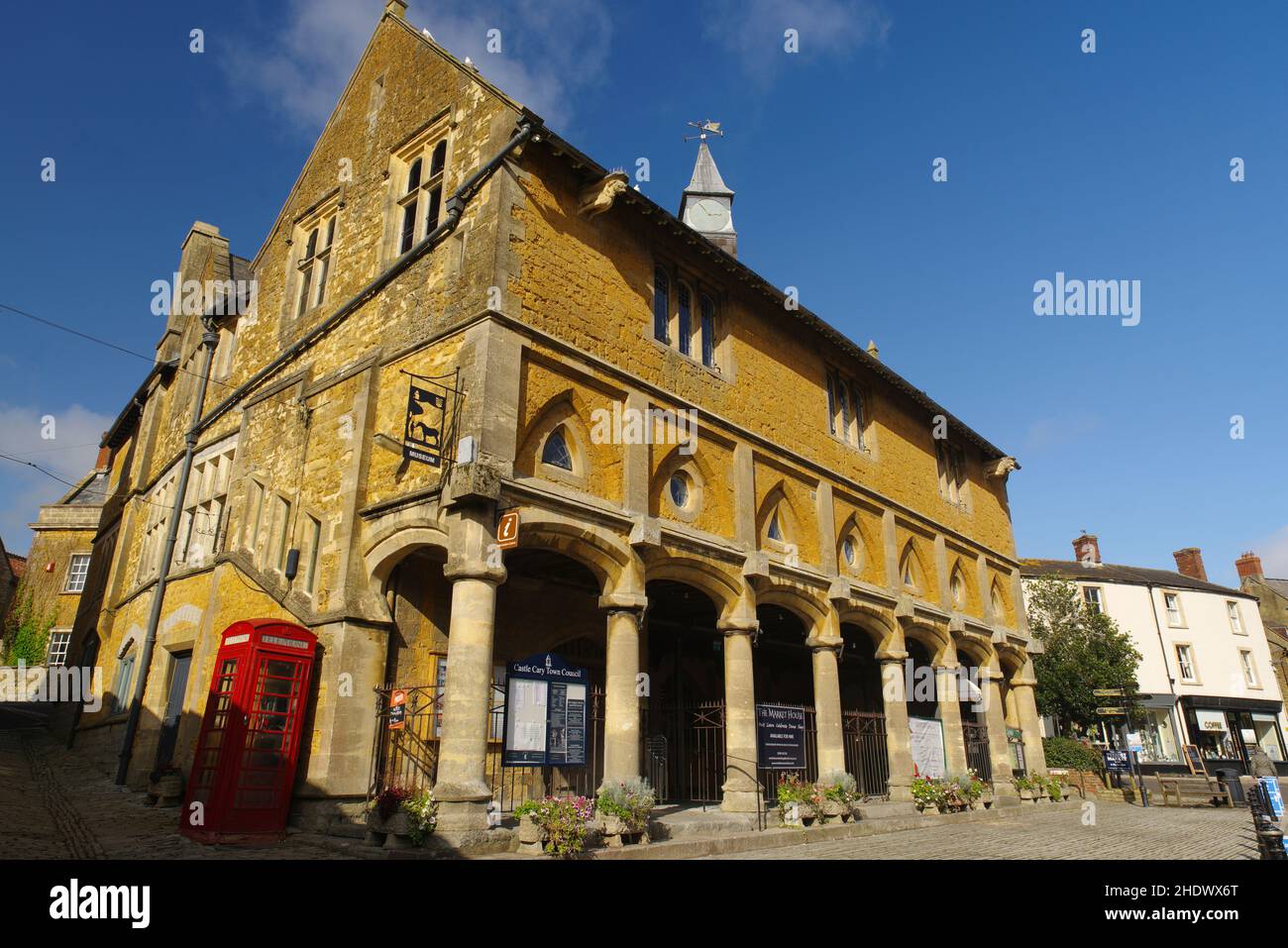 Castle Carey Market Town, Somerset Stockfoto