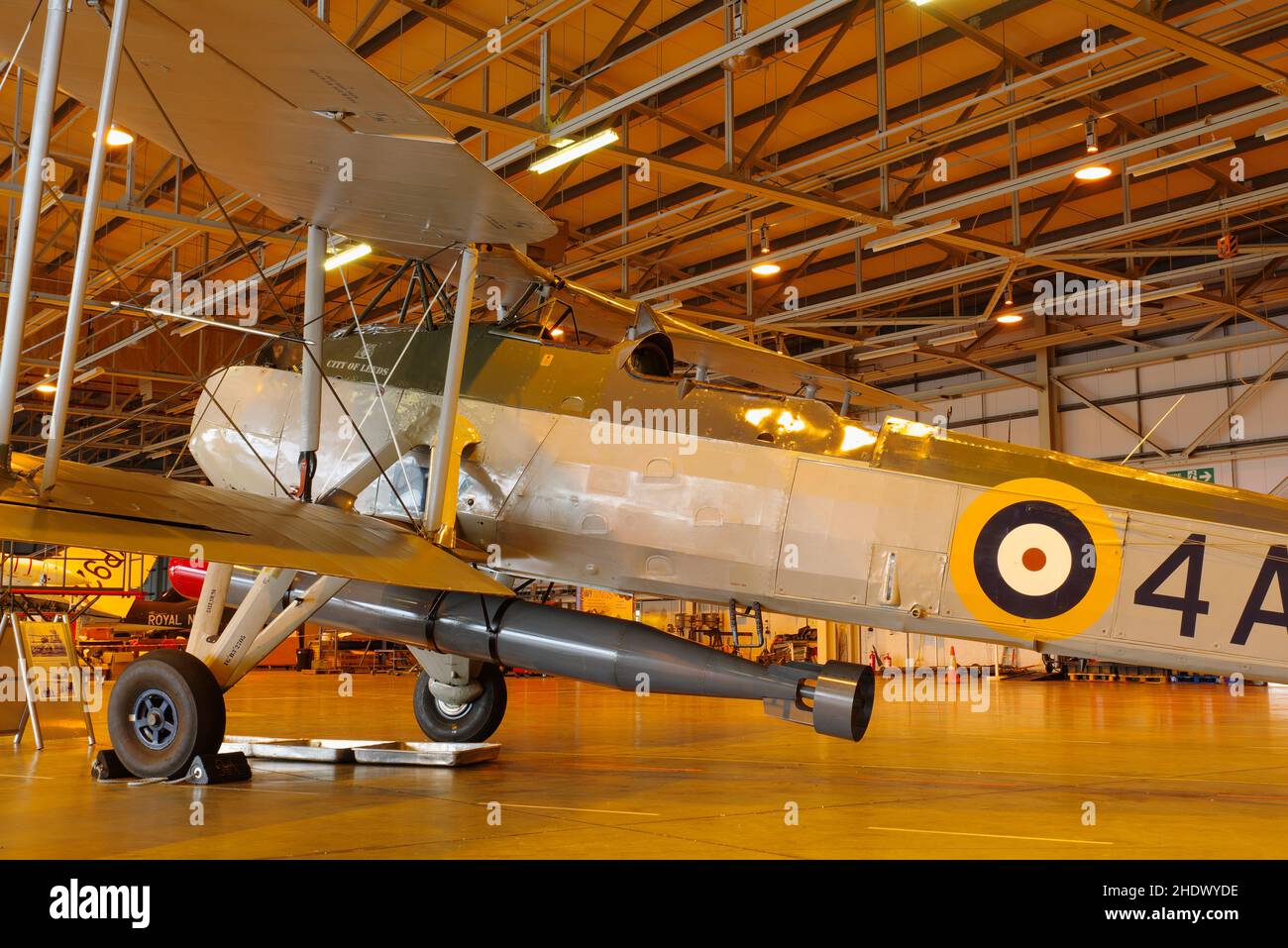 Fairey Swordfish Mk 1, W5856, RNAS Yeovilton, Stockfoto