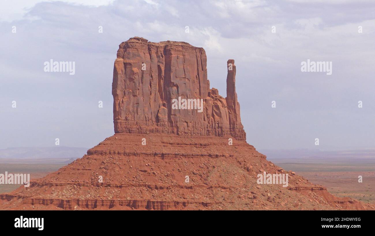 Monument Valley, butte West Mids, Monument Valleys Stockfoto