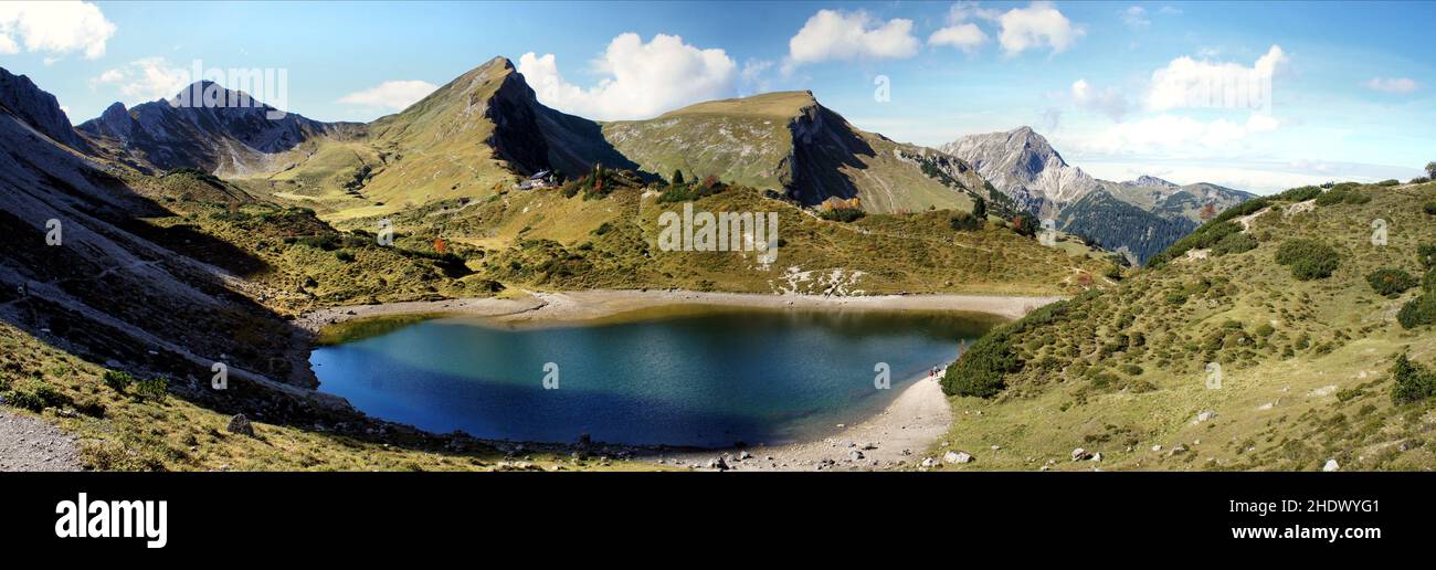 tannheimer Berge, Geierköpfe Stockfoto