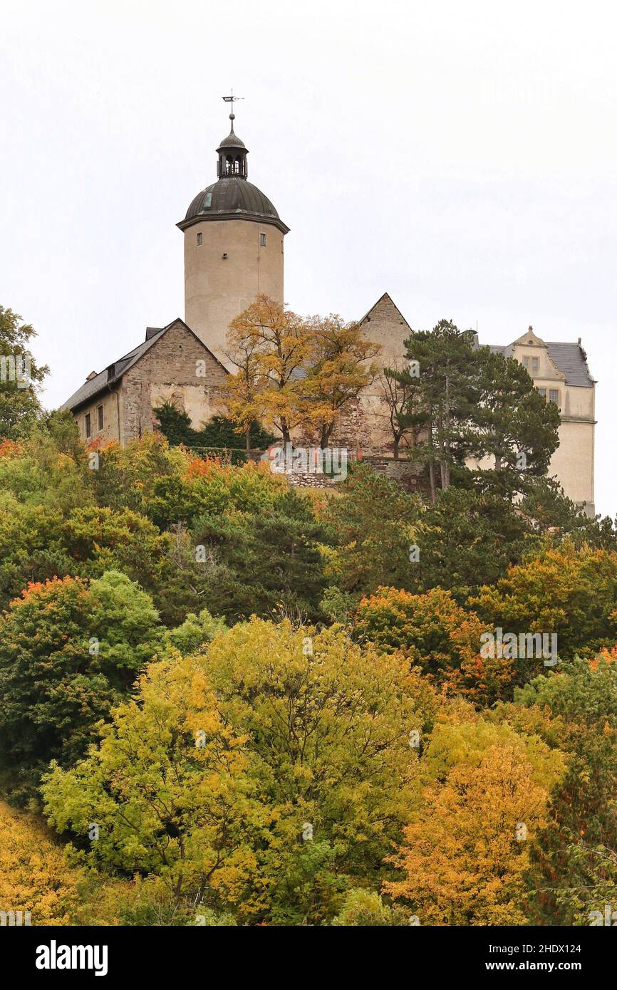 Burg ranis Stockfoto