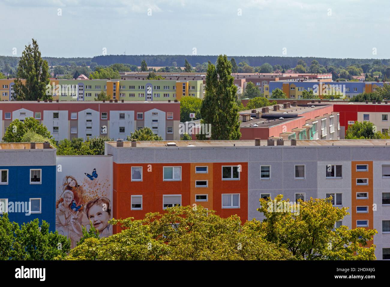 ratshaus, finsterwalde, ratshäuser Stockfoto
