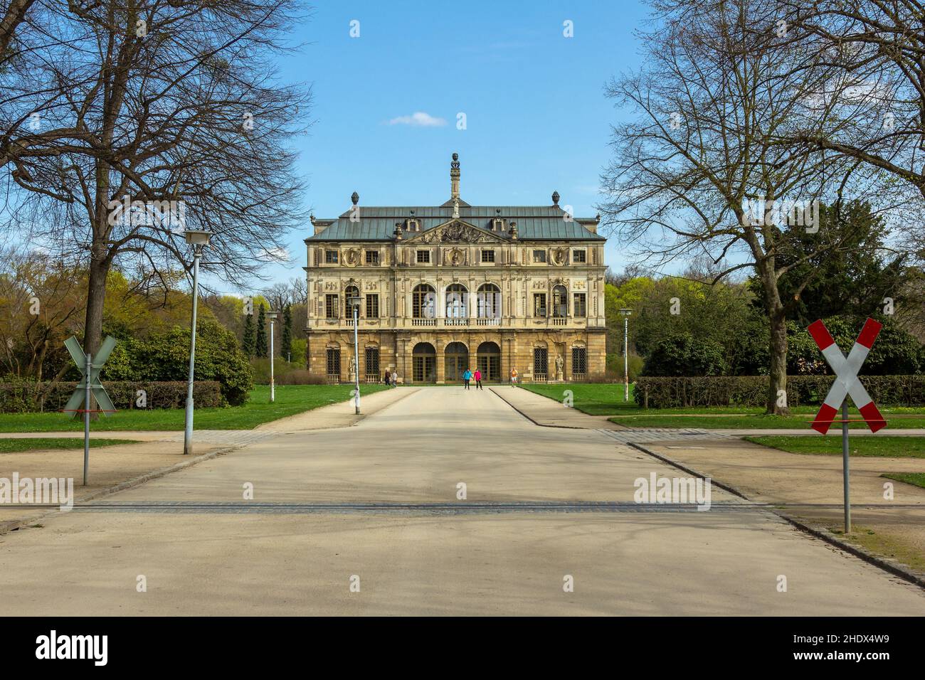 Toller Garten, Schlosspark, palais, Gärten Stockfoto