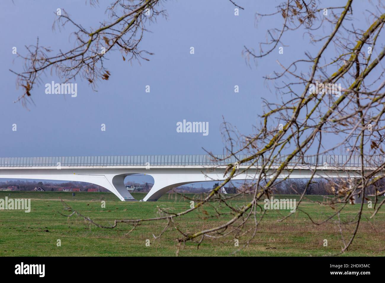 elbbrücke mühlberg Stockfoto