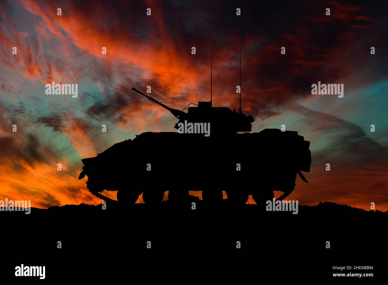 Gepanzertes Infanteriekampffahrzeug, bradley ifv Stockfoto