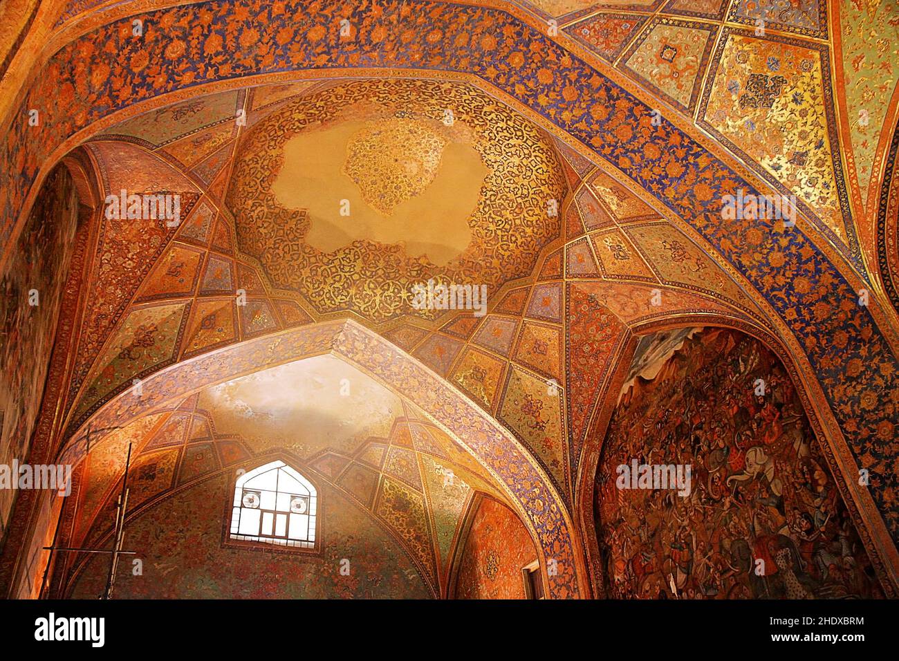Gewölbe, islamische Kunst, jameh-Moschee von isfahan, Gewölbe, islamische Kunst, jameh-Moschee, jāmeh-Moschee von isfahān Stockfoto
