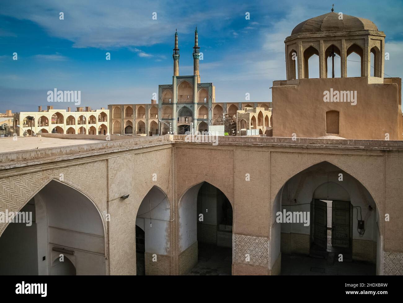iran, yazd, amir chakhmaq, irans, amir chakhmaq-Komplex Stockfoto
