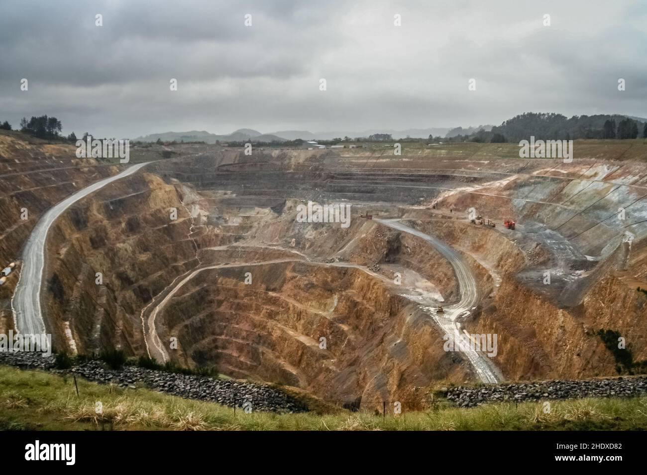 Goldmine, Martha Mine, Goldminen Stockfoto