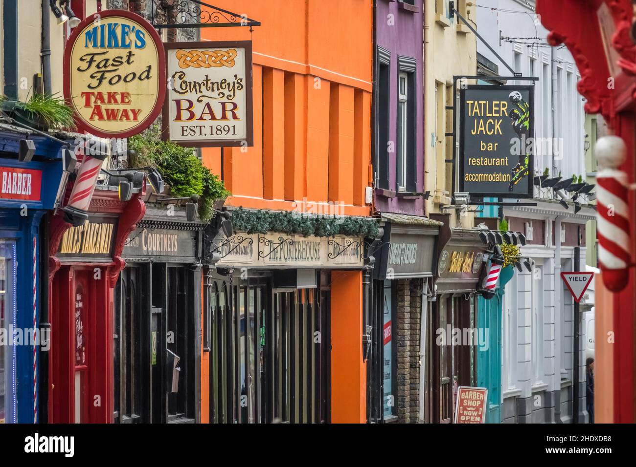 Gastronomie, Theke, Bar, killarney, Gastronomie, Barschalter, Bars Stockfoto