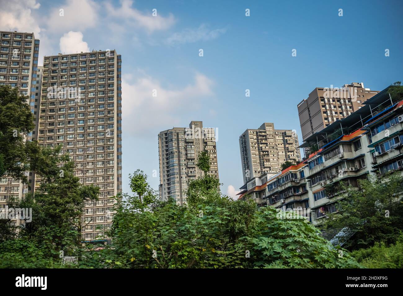 Haus, chengdu, Häuser Stockfoto
