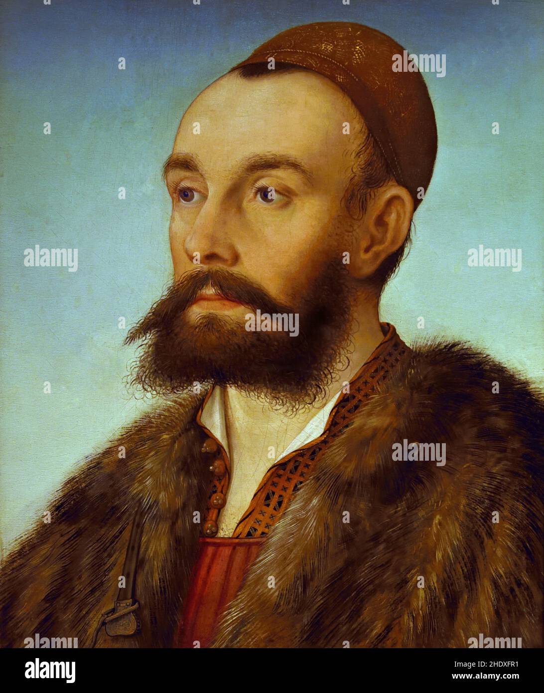 Portrait von Anton Fugger von Hans Maler zu Schwaz (1480/1488–1526/1529) Deutsch Deutschland ( Anton Fugger 1493 – 1560 war ein deutscher Kaufmann und Mitglied der Familie Fugger.) Stockfoto