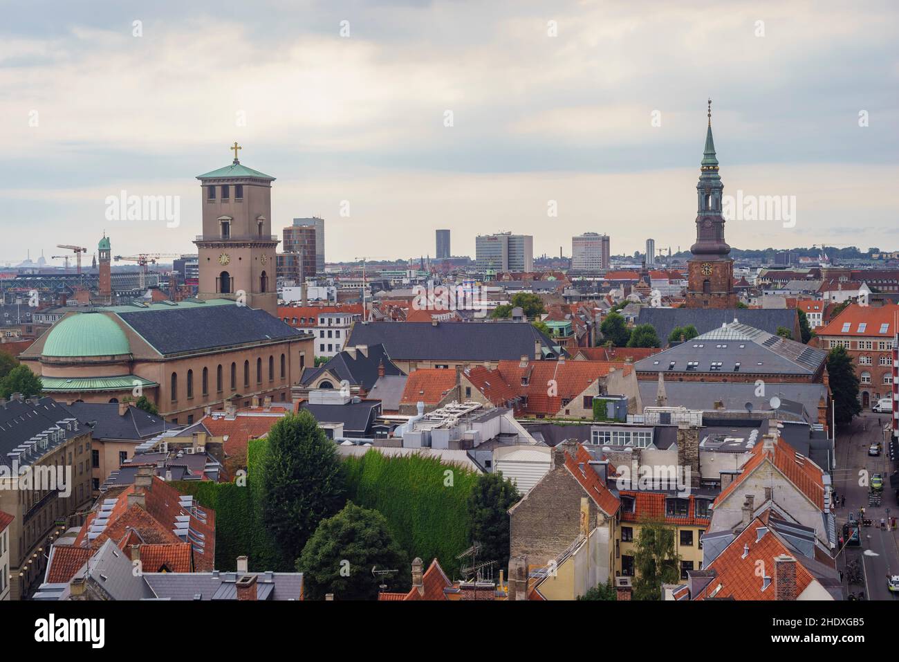 frauenkirche, kopenhagen, santa Petri Kirche, Frauenkirchen, copenhagens Stockfoto