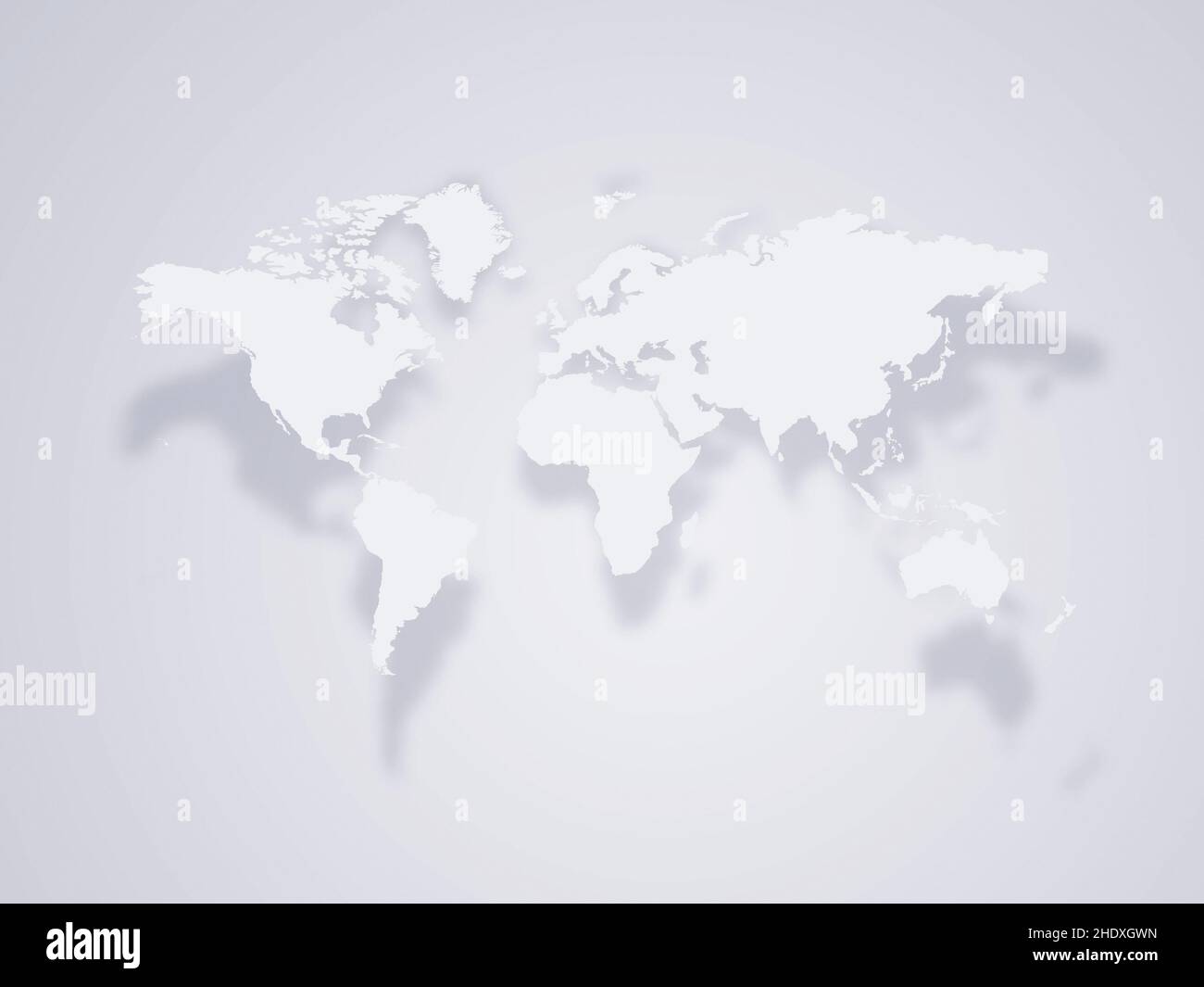 Geographie, Weltkarte, Kontinente, Geographien, Weltkarten, Kontinent Stockfoto
