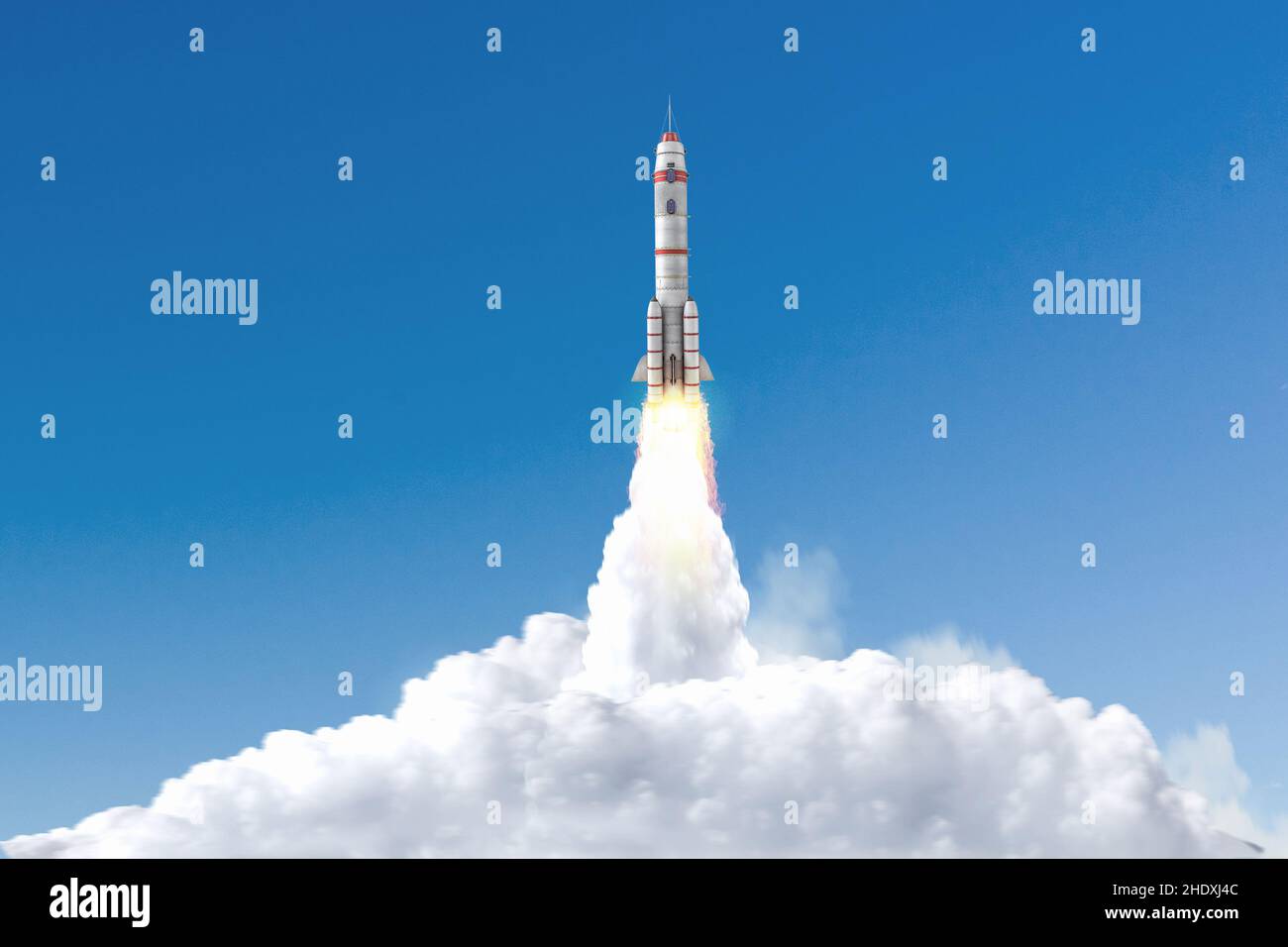 Explosion, Feuerwerk, Hochtouren Stockfoto