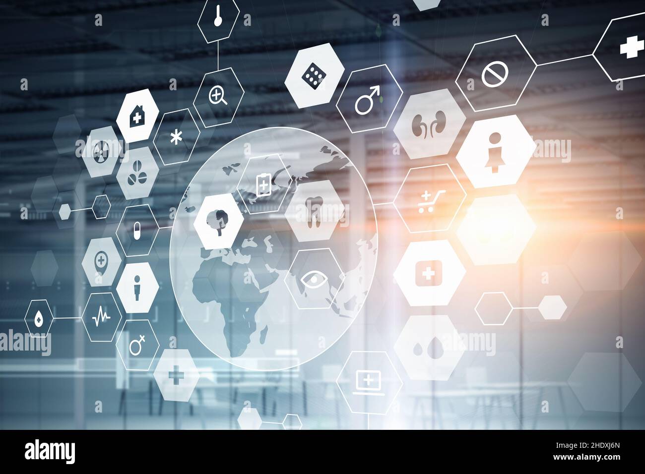 Wissenschaft, Medizin, Software, Wissenschaft, Medizin, Software Stockfoto