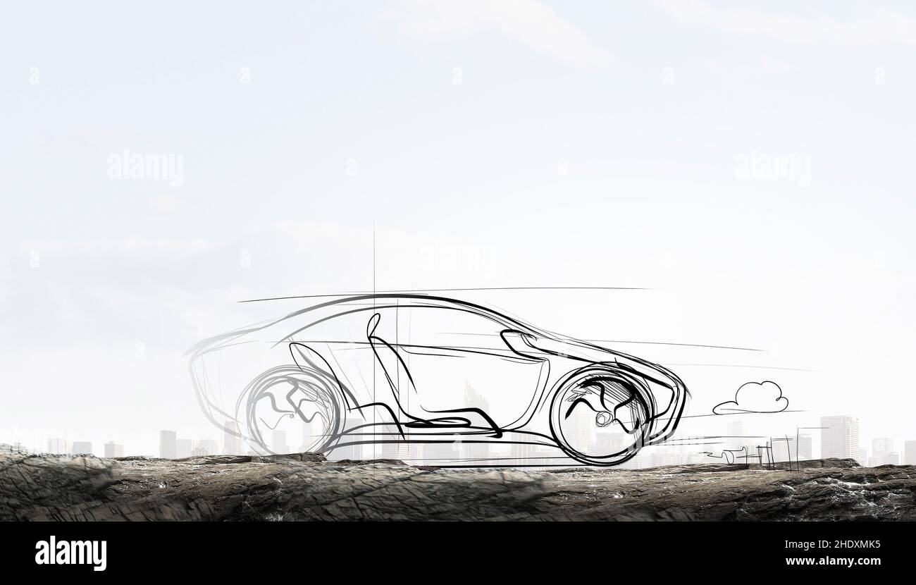 Car design drawings -Fotos und -Bildmaterial in hoher Auflösung – Alamy
