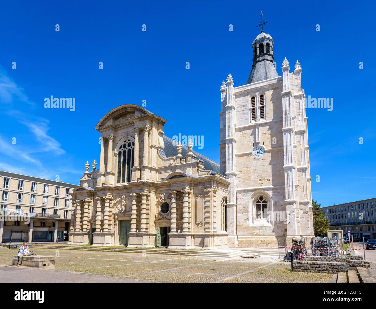 Kathedrale Notre-Dame du Havre in Le Havre, Frankreich. Stockfoto