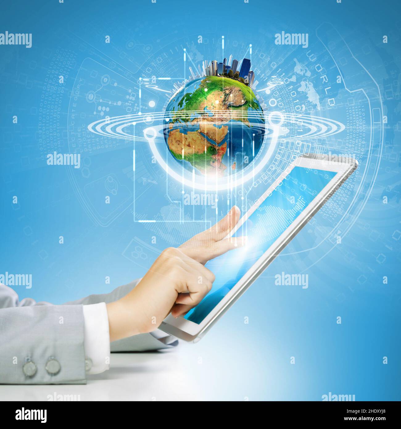 Daten, digital, senden, weltweit, Daten, Digitals, sends, weltweitals Stockfoto