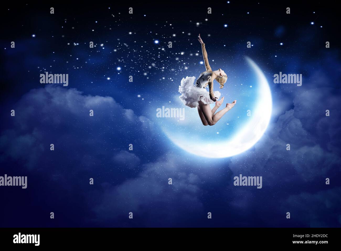 mond, Sterne, Balletttänzer, Tänzer, Monde, Star, Balletttänzer, Tänzer