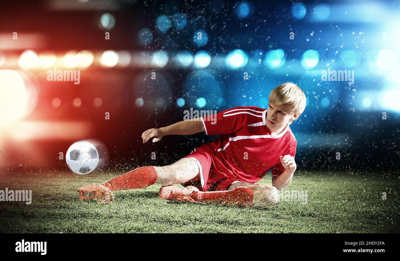 Spielen, Wettkampf, Fußball, Fußballstadion, spielen, Wettkämpfe ...