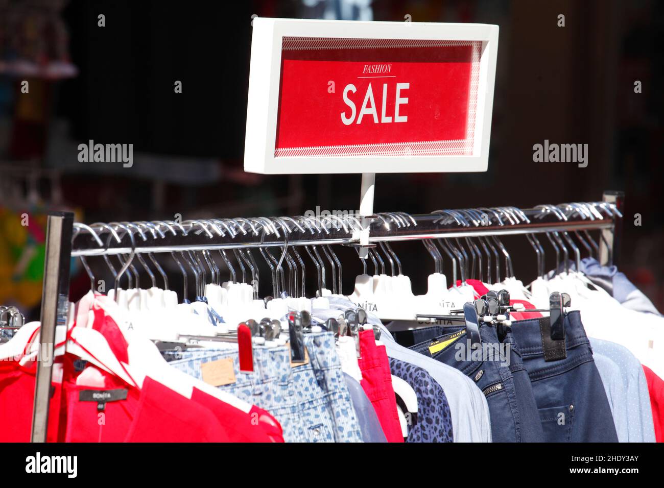 t-Shirt, Textilindustrie, Verkauf, Shirt, T-Shirts, Textilindustrie, Vertrieb Stockfoto