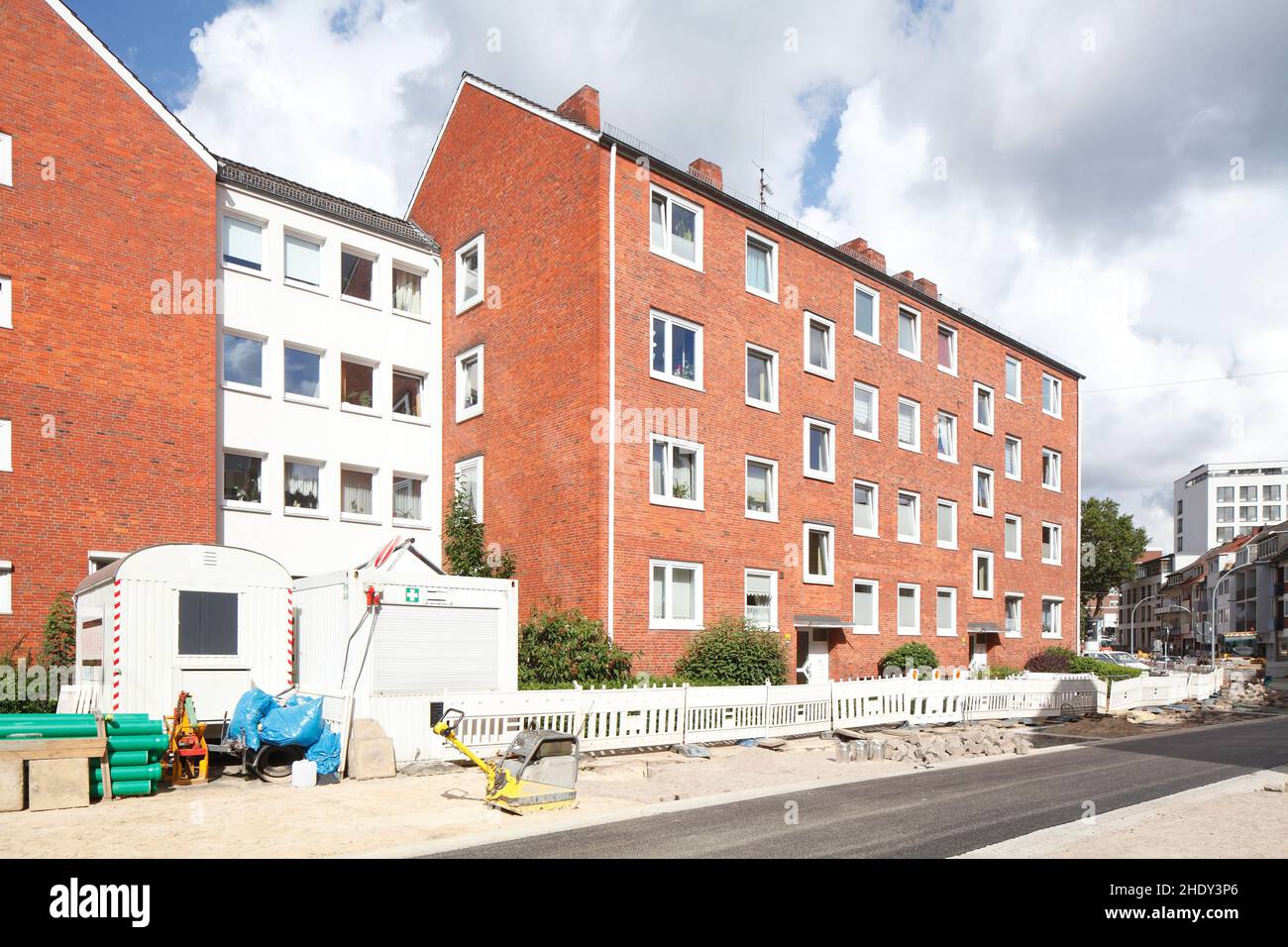 Haus, Grundstück, Mehrfamilienhaus, Häuser, Grundstücke, Mehrere Familien Stockfoto