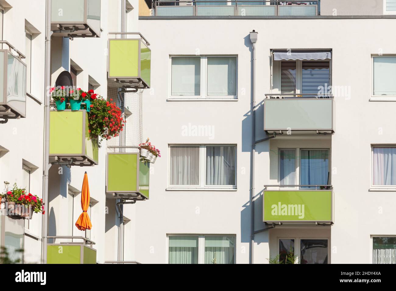 Haus, Wohnung, Wohnhaus, Häuser, Wohnungen, Wohngebäude Stockfoto