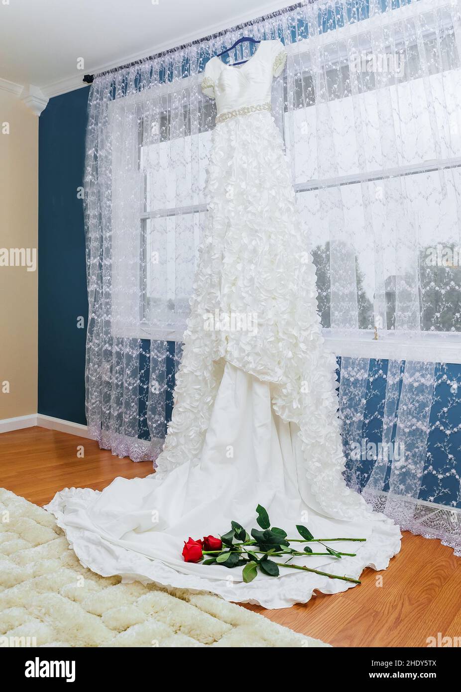 Hochzeitskleid, Brautkleider Stockfoto