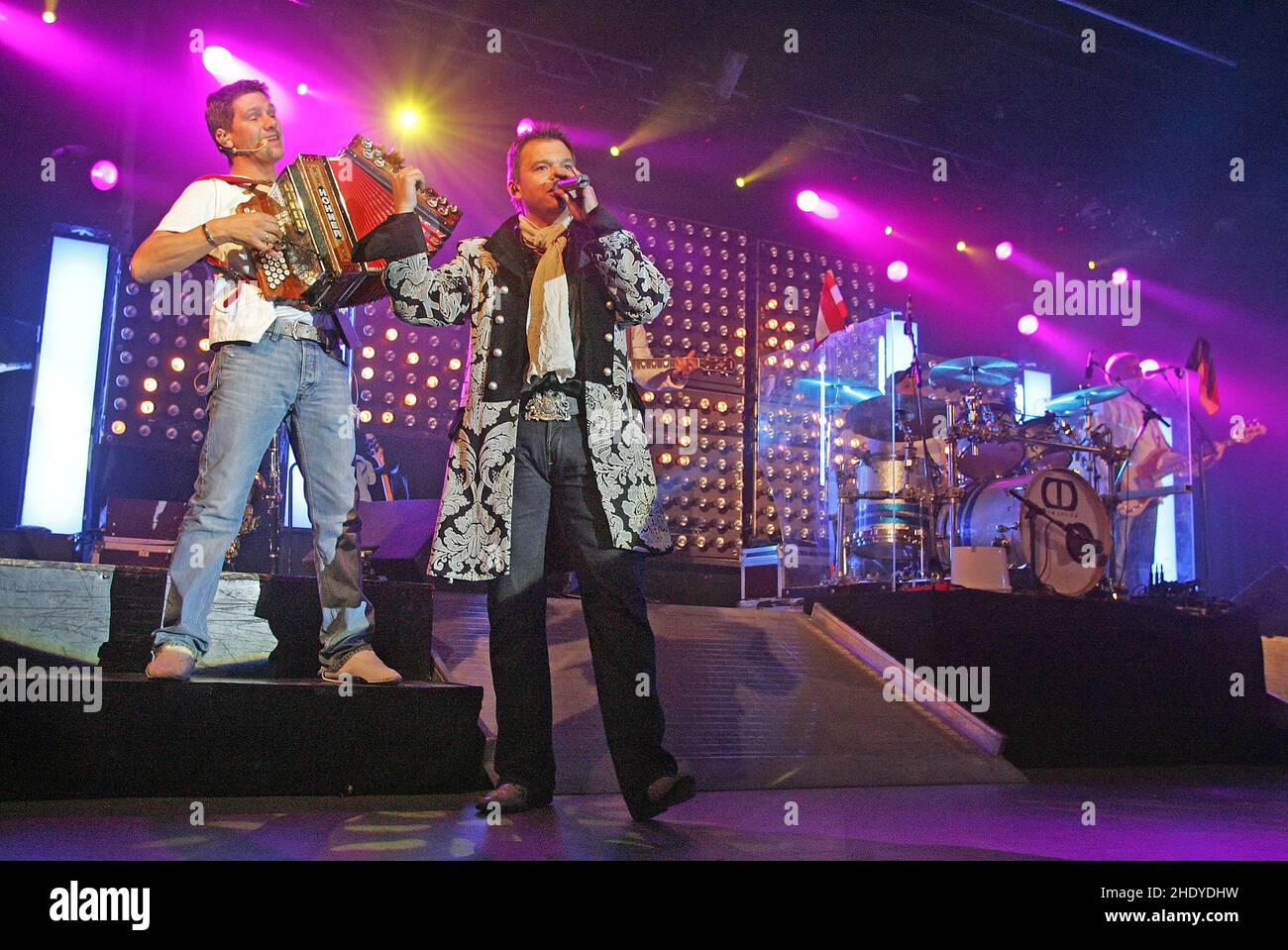 Konzert, Schlagermusik Stockfoto