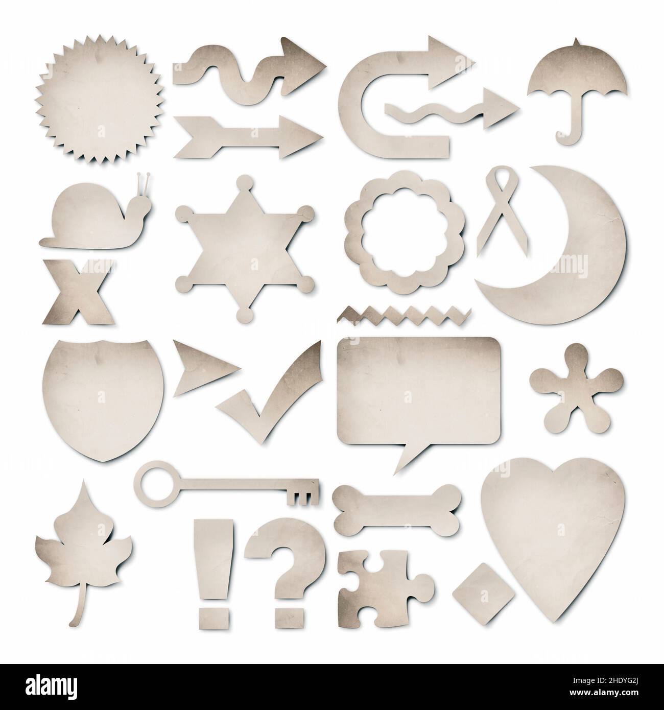 Collage, Cliparts, Collagen Stockfotografie Alamy