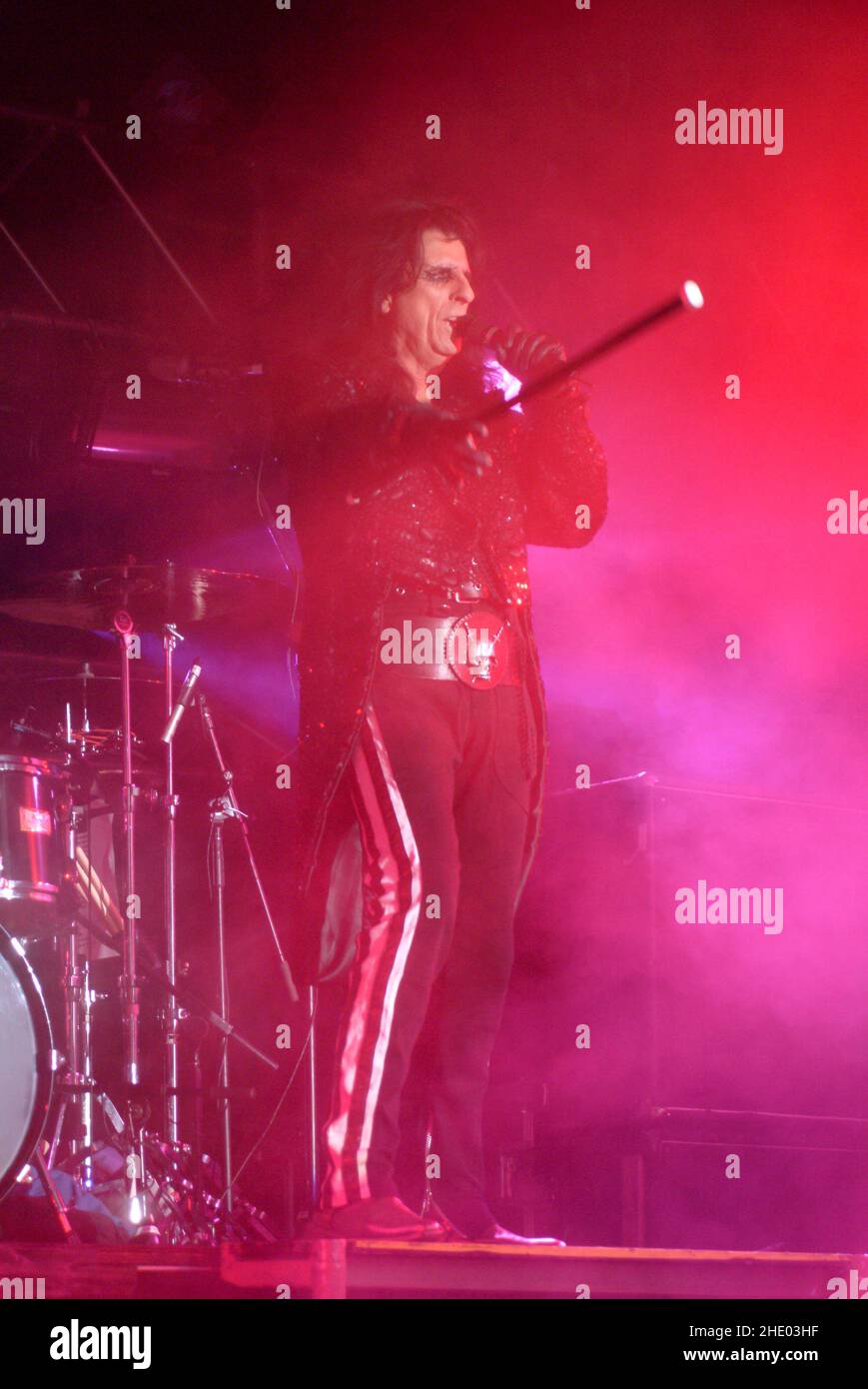 Alice Cooper live beim Guilfest Stockfoto