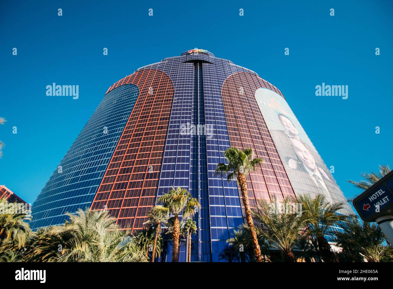 Szenische Aufnahme der Fassade des Rio Casino in Las Vegas, Nevada, USA Stockfoto