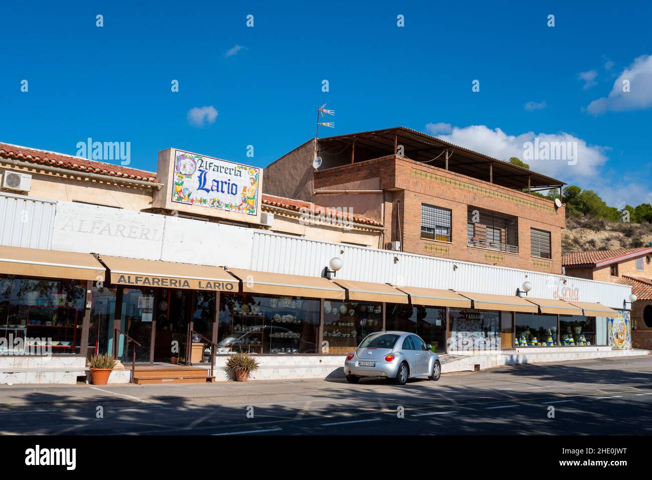 Alfareria Lario Keramik, Töpferei in La Tercia, Lorca, Murcia, Spanien. Lario Familienindustrie aus dem Jahr 1600s, in der Region Murcia Stockfoto