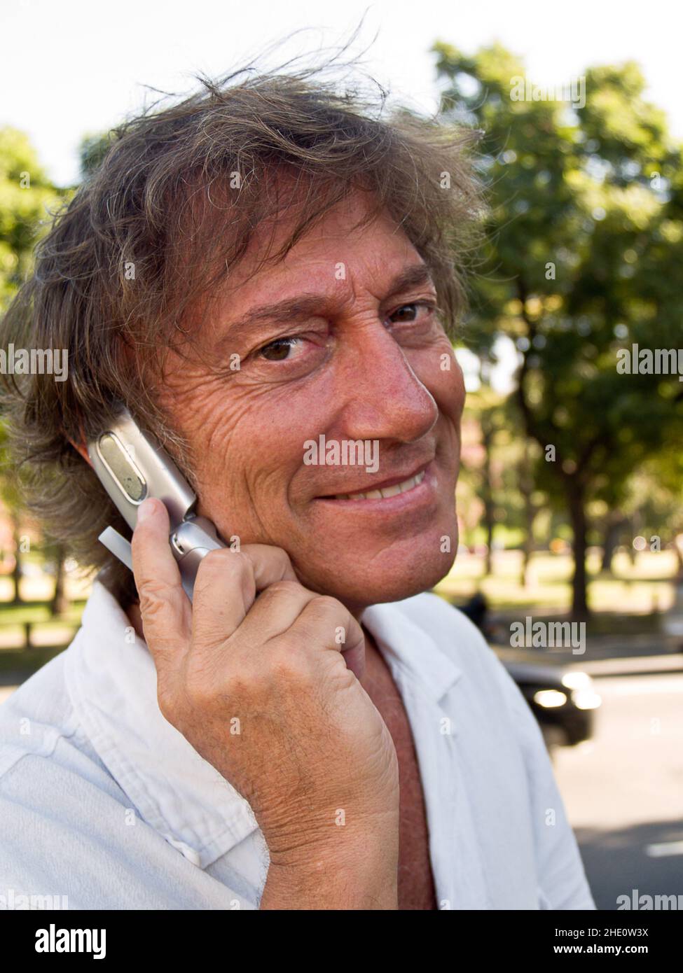 Männliches Model Stockfoto