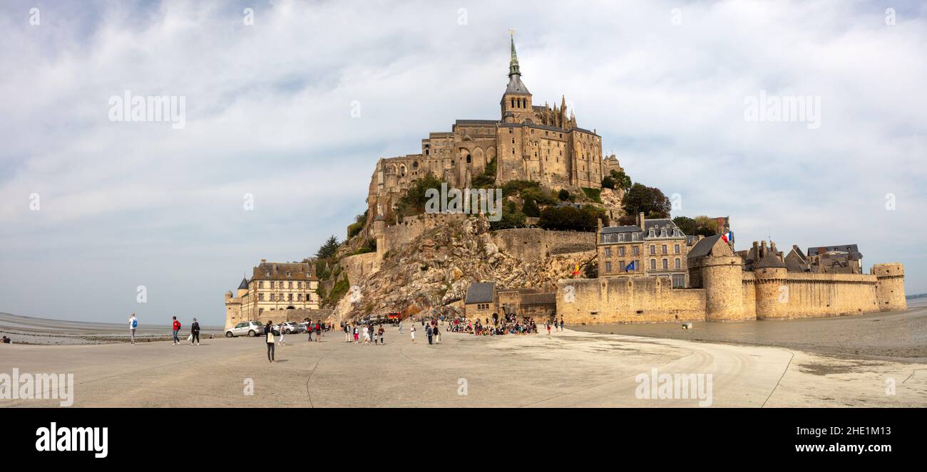 Mont-Saint-Michel - Manche - Normandie - Frankreich Stockfoto