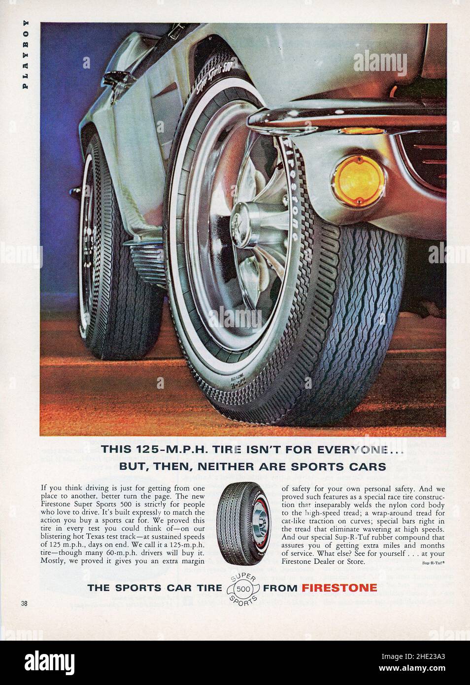 Juli 1965 Werbespot des Magazins „Playboy“, USA Stockfoto